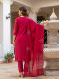 Elegant Straight Kurti Pant Dupatta Set