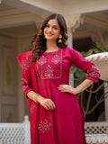 Elegant Straight Kurti Pant Dupatta Set