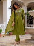 Elegant Straight Kurti Pant Dupatta Set