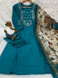 Elegant Marina Silk Kurti Set