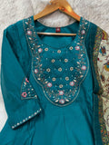 Elegant Marina Silk Kurti Set