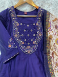 Elegant Marina Silk Kurti Set