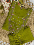 Elegant Marina Silk Kurti Set