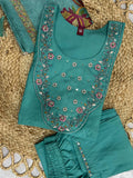 Elegant Marina Silk Kurti Set