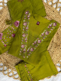 Elegant Straight Kurti Pant With Chanderi Silk Dupatta Set