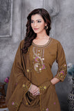 Elegant Straight Kurti Pant Dupatta Set