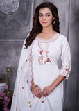 Elegant Straight Kurti Pant Dupatta Set