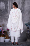 Elegant Straight Kurti Pant Dupatta Set