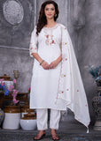 Elegant Straight Kurti Pant Dupatta Set