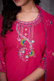 Elegant Straight Kurti Pant Dupatta Set