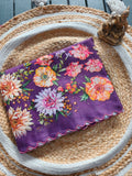 Tussar silk saree with floral digital print