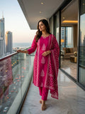 Summer Trending Collection Kurti Pant Set With Dupatta