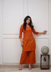 Pure Cotton Beautiful Style Top Cord Set