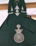 SUMMER SPECIAL A LINE REYON PAIR WITH EMBROIDERY WORK WITH PLAZO