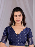 Soft Lichi Silk Saree with elegant Patola-inspired diagonal patterns