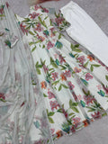 SPACIAL FANCY DESIGN BEAUTIFUL DIGITAL PRINT GOWN-BOTTOM WITH DUPATTA
