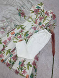 SPACIAL FANCY DESIGN BEAUTIFUL DIGITAL PRINT GOWN-BOTTOM WITH DUPATTA