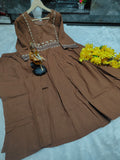 Exclusive Cotton sulb Stitched beautiful kurta with pants set