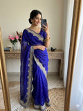 Exquisite Fendy Satin Saree