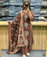 Comfortable & Beautiful Cotton Straight Kurti Set