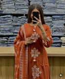Comfortable & Beautiful Cotton Straight Kurti Set