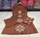 Comfortable & Beautiful Cotton Straight Kurti Set