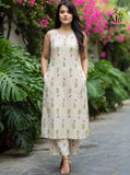 Women’s Summer Special 2.0 Flex Cotton Printed Kurti Pant Cord Set
