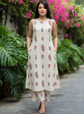 Women’s Summer Special 2.0 Flex Cotton Printed Kurti Pant Cord Set