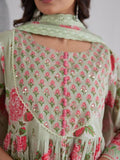 Premium Fully Flair Anarkali Set with Beautiful Hand Work