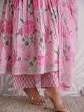 Premium Fully Flair Anarkali Set with Beautiful Hand Work
