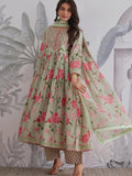 Premium Fully Flair Anarkali Set with Beautiful Hand Work