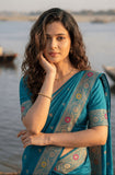 Premium Banarasi Soft Silk Saree with & Jacquard Border