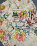 Elegant Linen Tissue Silk Saree Collection