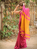 LILAN COTTAN DIGITAL PRINTED SAREE