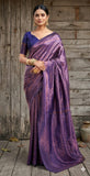 Elegant Soft Lichi Silk Banarasi Saree with Jacquard Work & Rich Pallu