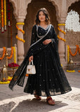 Premium Georgette Embroidered Kurta Pant Dupatta Set for Women