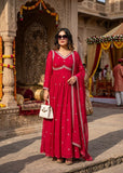 Premium Georgette Embroidered Kurta Pant Dupatta Set for Women