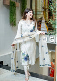 Digital Print Ethnic Suit Set for Women with Dupatta