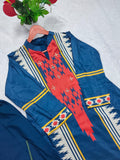 Designer Party Wear Cotton Cord Set with Printed Pants