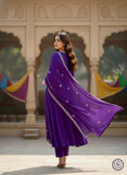 Women's Embroidered & Printed Ethnic Suit Set with Dupatta