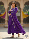 Women's Embroidered & Printed Ethnic Suit Set with Dupatta