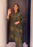 Premium Jaipuri Soft Cotton Ajrakh Patch Work Kurti Pant Dupatta Set