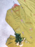 Designer Ethnic Roman Silk Kurti Pant Dupatta Set