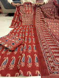 Premium A-Line Kurta Palazzo Set with Traditional Dupatta