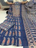 Premium A-Line Kurta Palazzo Set with Traditional Dupatta