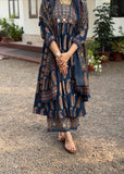 Premium A-Line Kurta Palazzo Set with Traditional Dupatta