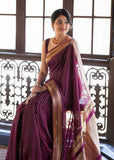 Premium Lichi Silk Saree with Rich Woven Pallu & Designer Blouse