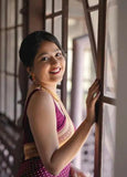 Premium Lichi Silk Saree with Rich Woven Pallu & Designer Blouse