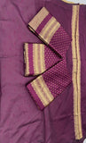 Premium Lichi Silk Saree with Rich Woven Pallu & Designer Blouse
