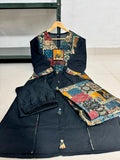 Premium Kalamkari Print Kurti Pant Dupatta Set